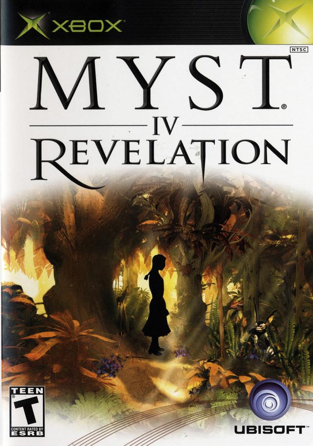 The Box art for the US Xbox version of Myst IV: Revelation.