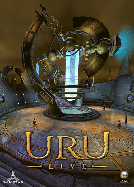A poster advertising Uru Live, Cyan World's attempt at a MMORPG.