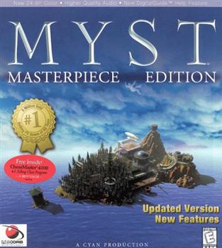 The box for Myst Masterpiece Edition.
